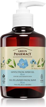 

Green Pharmacy Aloe Wash Gel Gentle Cleansing Gel for Sensitive Skin TU прозрачный