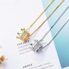  Sterling Color Delicate Cubic Cubic Zircon For Women Crown Pendant Neckace Jewelry Birthday Souvenir Gifts S N311Trendy Pendant