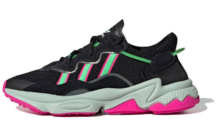 Adidas Wmns Ozweego  Black Shock Lime Pink  Women s EE5714 36