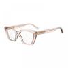 Moschino Eyeglasses Cat Eye Full Rim Transparent Pink Frame And Clear Demo Lens Lens Mos6290fwm00 Pink