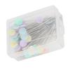 100pcs Flower Head Sewing Pins Flat Head Straight Quilting Pins for Sewing   Projects