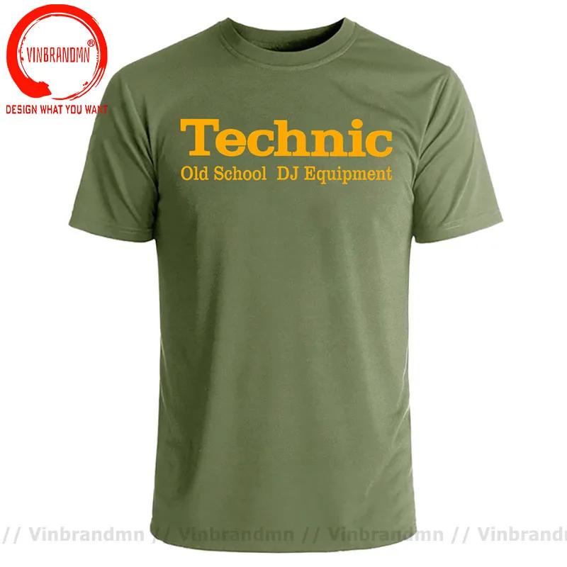 New Summer Classic T Shirt Technics Old School Dj Equipunisext Tshirts Graphic Clothing Short Sleeves Tshirt Cotton Tops Tee Shirt