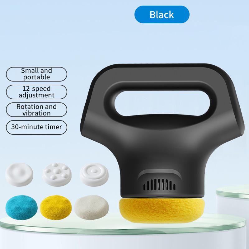 Handheld Body Shaping Machine Massager Body Slim Massage 3 heads and 3 Pads Adjustable Multi-Speed Vibration Deep Tissue Relax