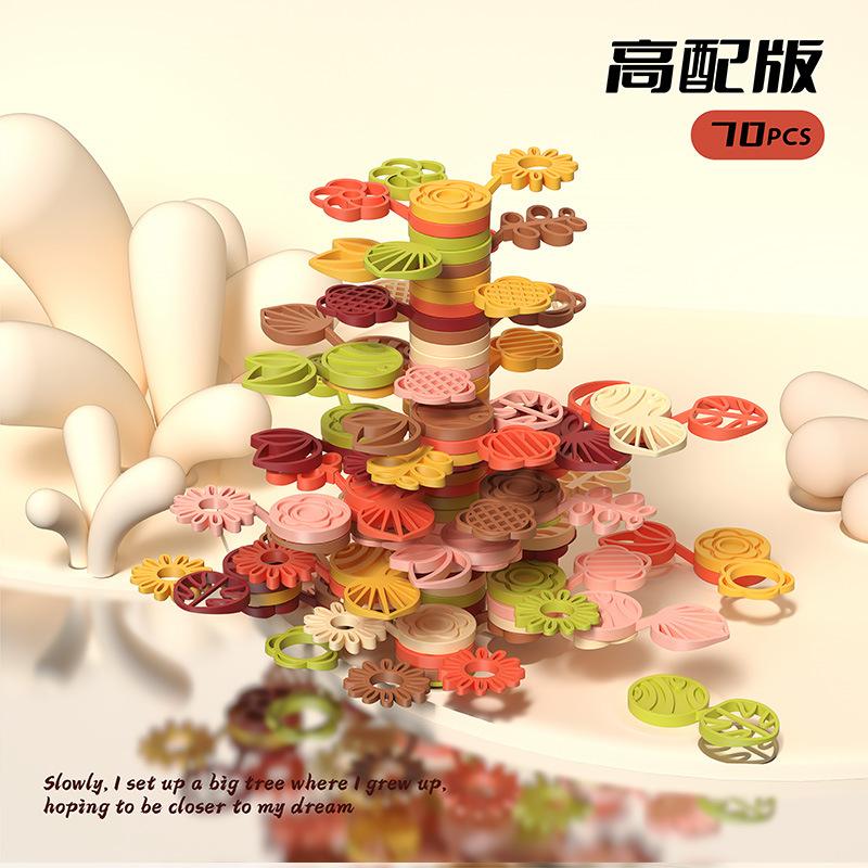 Children's Building Block Flower Bed Assembly Toys, Girls' Educational and Versatile Garden Building Block Flower Arrangement Toys Storage Box