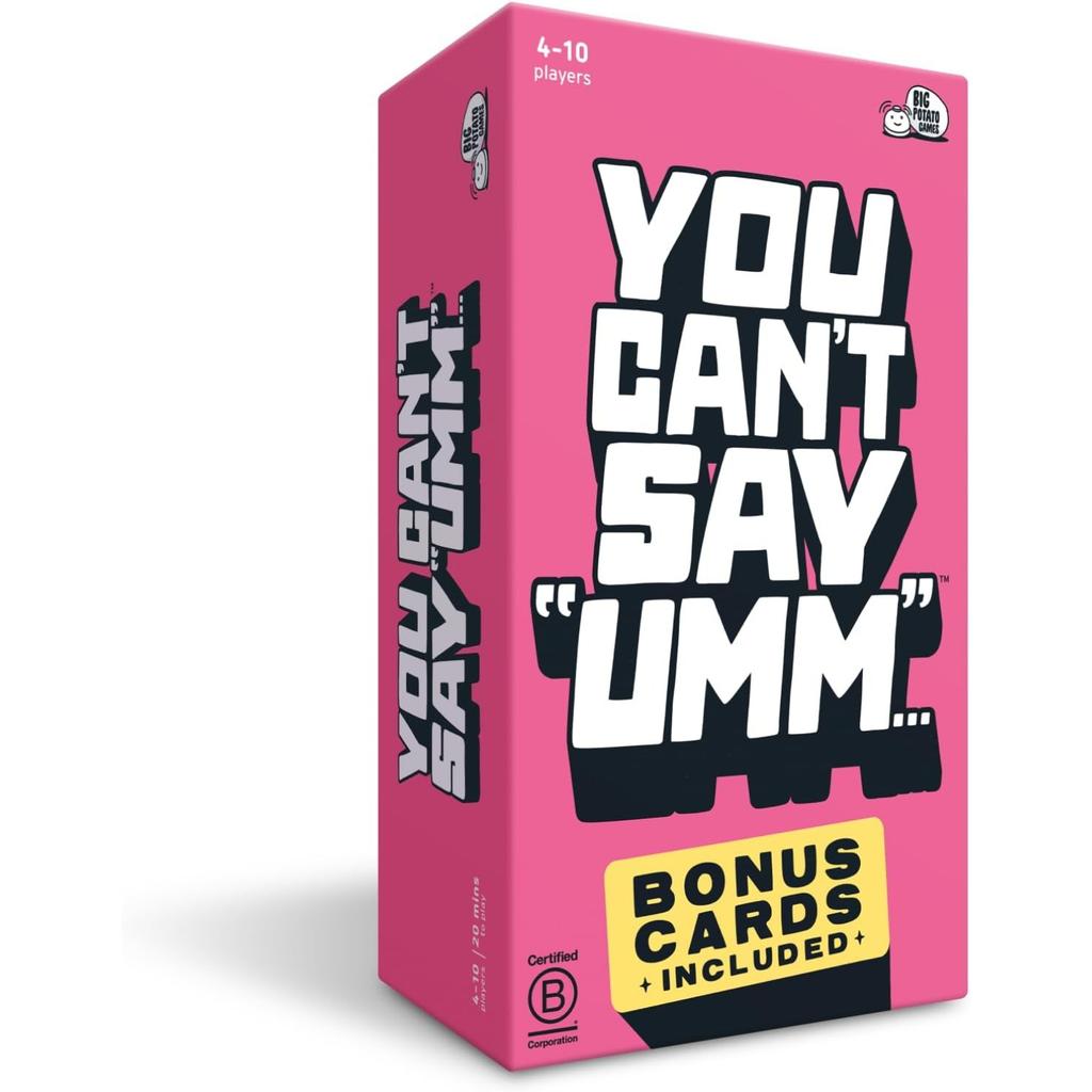 You Can't Say UMM Game Family Word Party Board Games