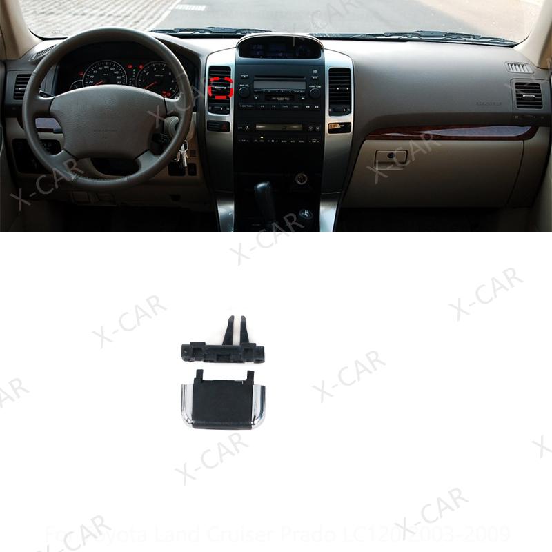 For Toyota Land Cruiser Prado 120 LC120 2003-2009 Front Dashboard Air Conditioner Vents A/C Air Conditioning Outlet Tab Clip