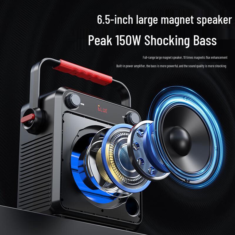 SANSUI V51 Portable Wireless Bluetooth Speaker CN plug (adapter included)