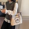 Amy Rabbit women's bag new retro simple fashion versatile style large capacity commuting shoulder tote bag