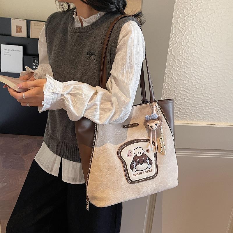 Amy Rabbit women's bag new retro simple fashion versatile style large capacity commuting shoulder tote bag