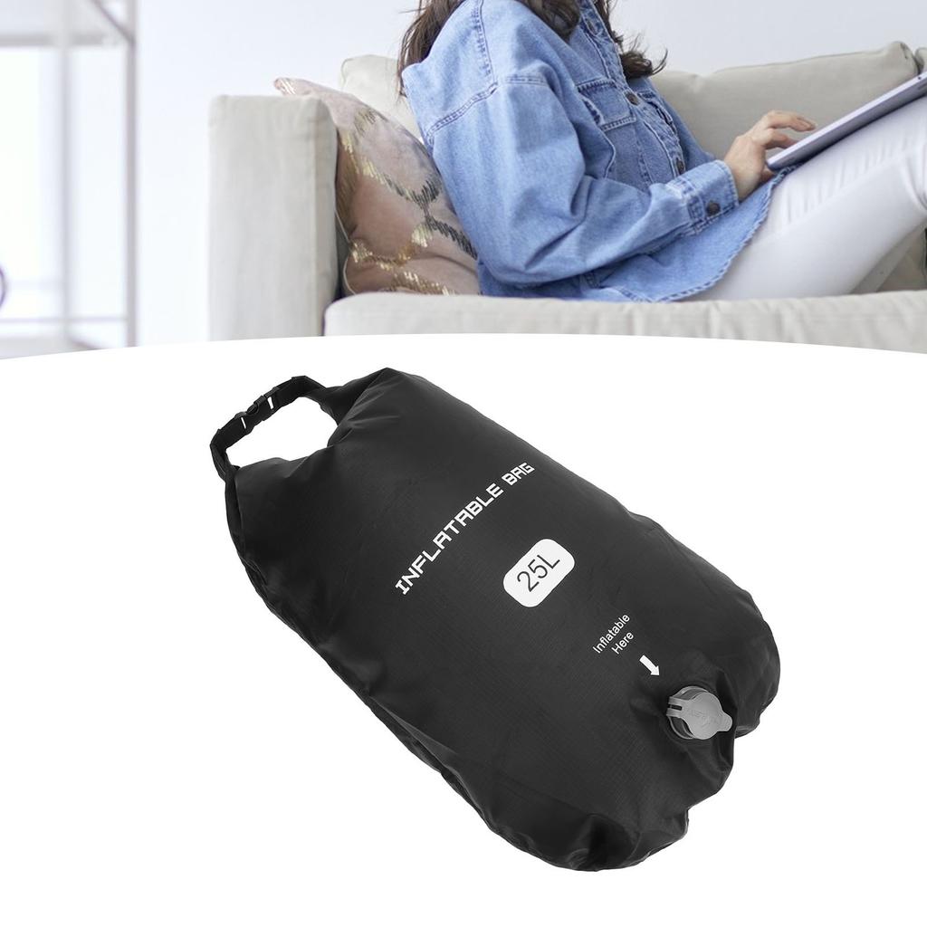 Eco Friendly Shopping Bag Inflatable Bag Multifunction Waterproof 2 In1 Storage Bag Air Pump Bag for Travel Inflatable Foot Rest