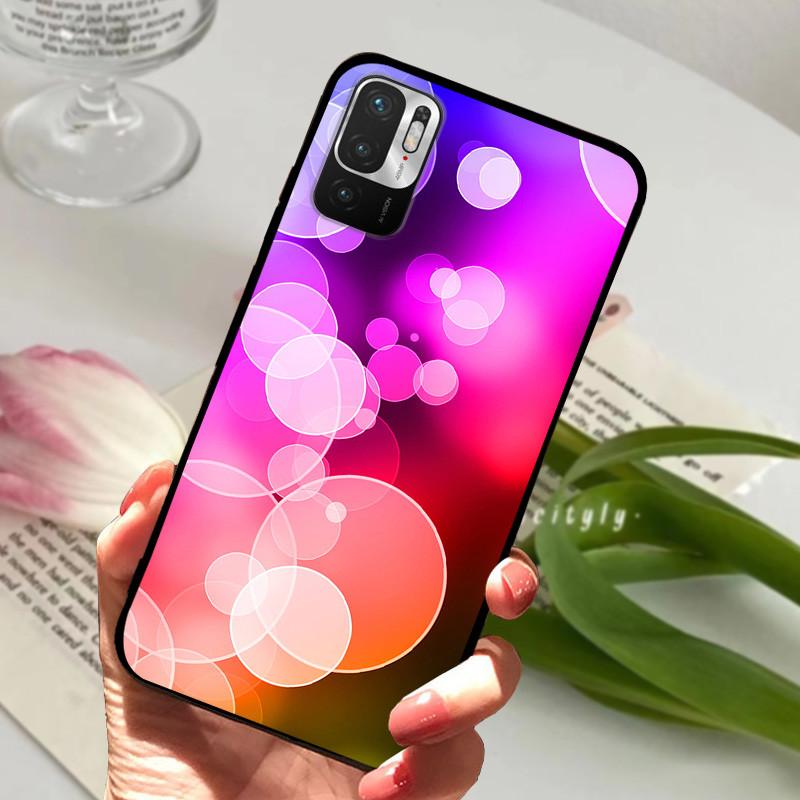 Für Redmi Note 10 5G Hülle M2103K19C Tier Silikon Weiches TPU Handyhüllen Für Xiaomi Poco M3 Pro 5G Stoßfest Bumper Fundas