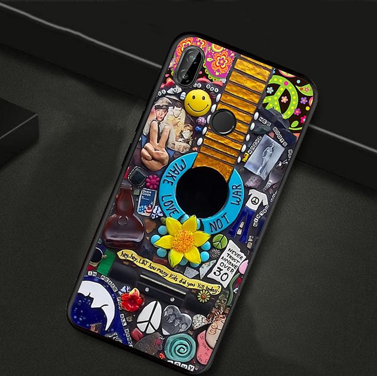 Hippie Daisy Tie-dye Flower Peace For Huawei Nova 10 9 SE 3i 7i 8i 11i 12i Y73 Y90 Y70 Y72 Y61 Y91 P60 Pro P30 P40 Lite Case