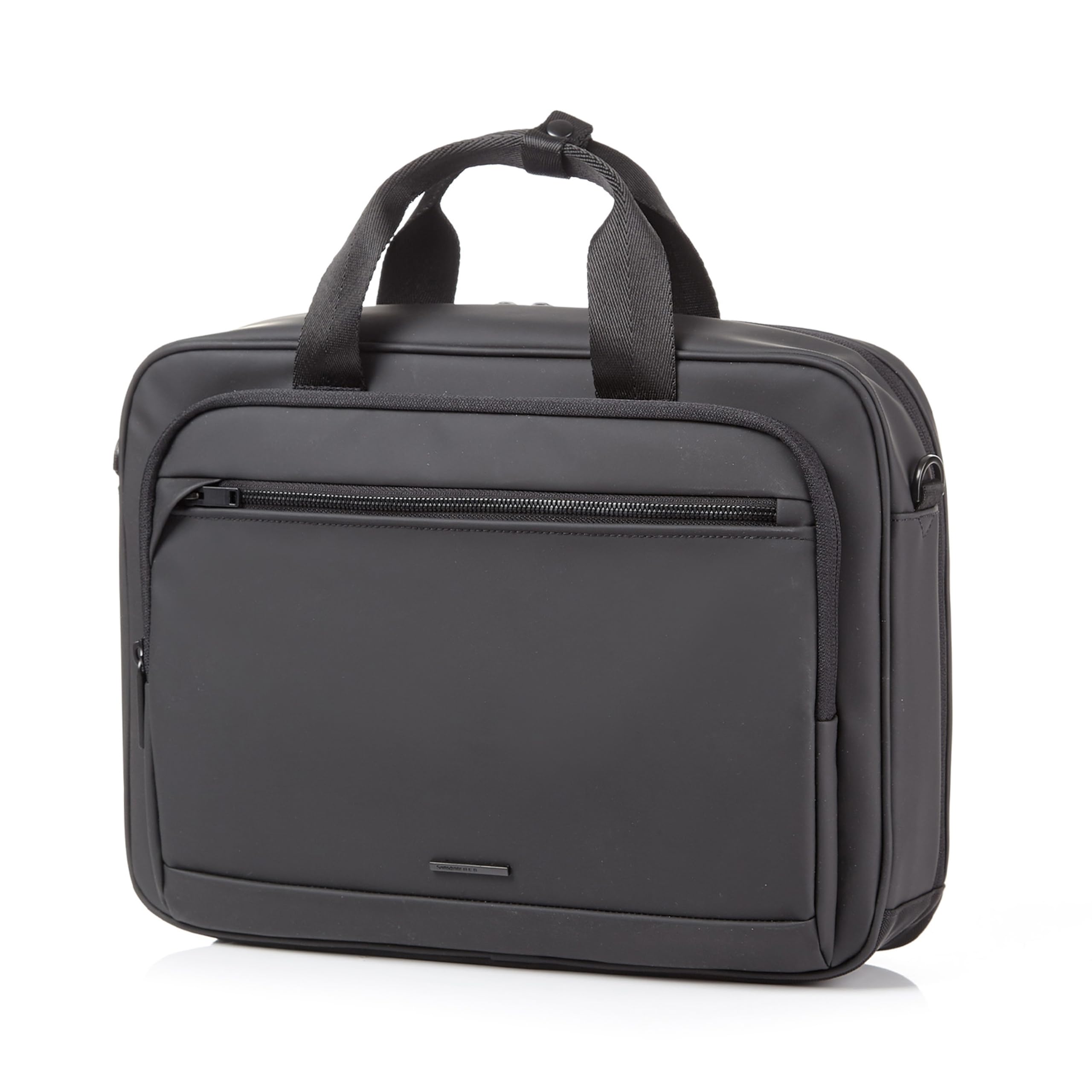 

Samsonite Red Briefcase, Business Bag, Made in KoreaDesigned by CANISS, Single Compartment, Large Capacity, Lightweight, with Laptop Storage,