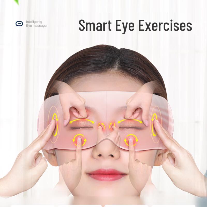 AUX Eye Massager with Heat and Bluetooth