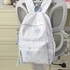 Schoolbag new fresh and sweet printed backpack trend large capacity lightweight student bag commuter travel leisure backpack