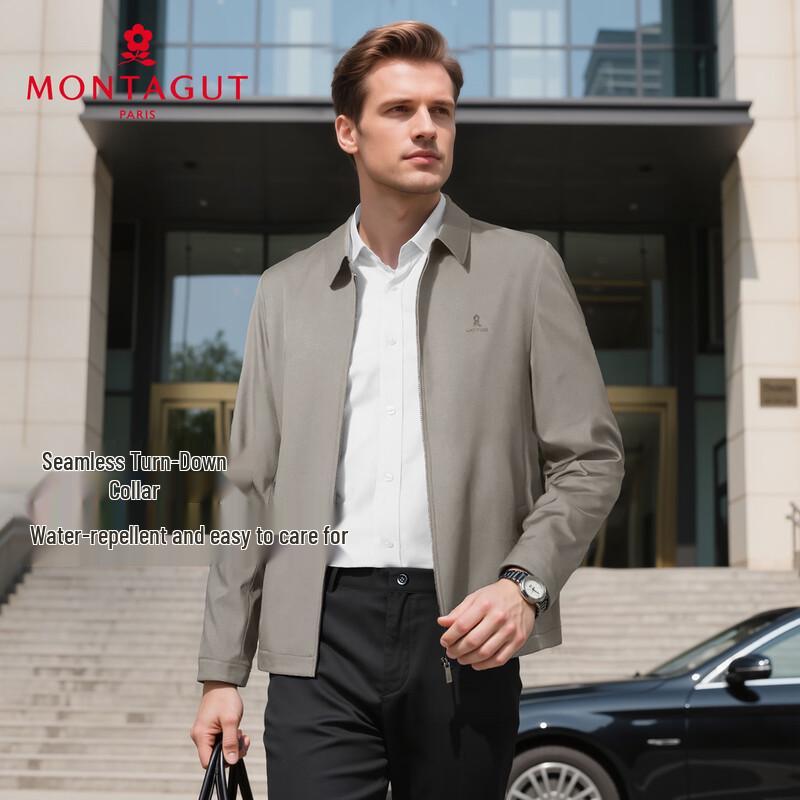 

MONTAGUT Men s Business Casual Knit-Lined Jacket 2XL