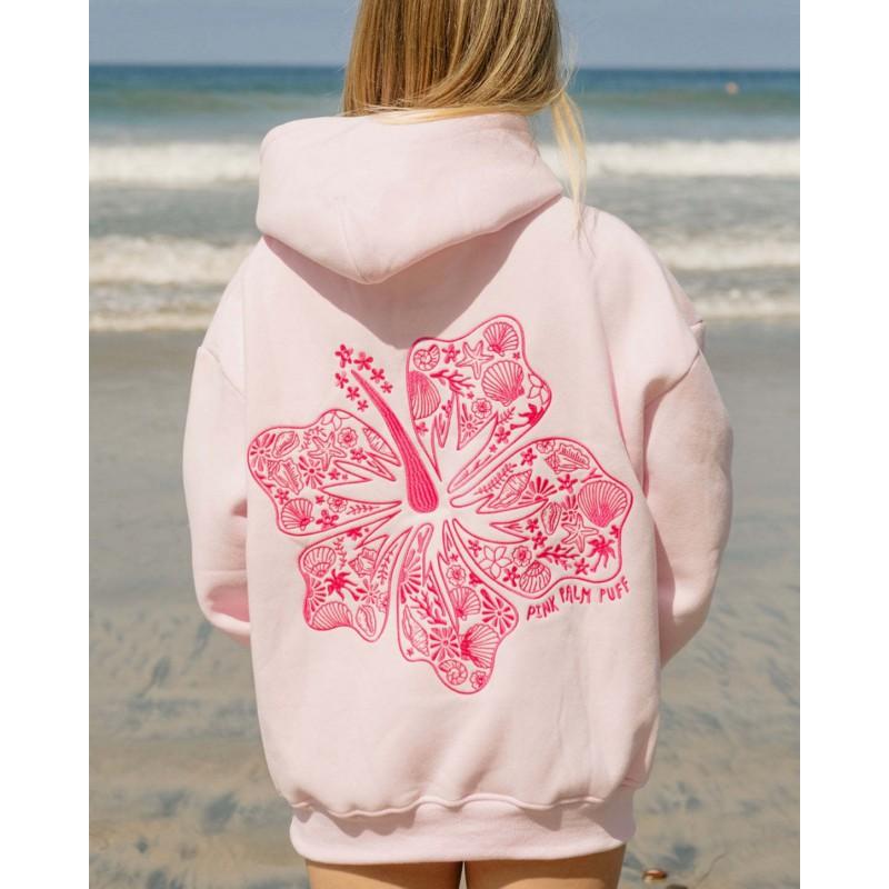 2026 Womens Oversized Hooded Sweatshirt With Embroidered Floral Design Casual Streetwear