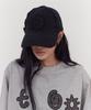 Tonilolenseu Applique Symbol Logo Ball Cap Black