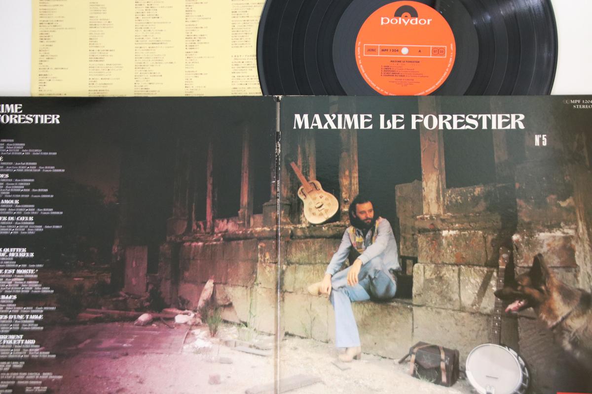 

LP Record MAXIME LE FORESTIER - No 5 MPF1204 POLYDOR 1978 Japan Pop Used