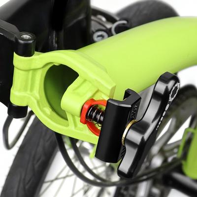Upgraded Spring Hinge Clamp Spring Rotation Handlebars Spring Buckles for Folded Bike Handlebars