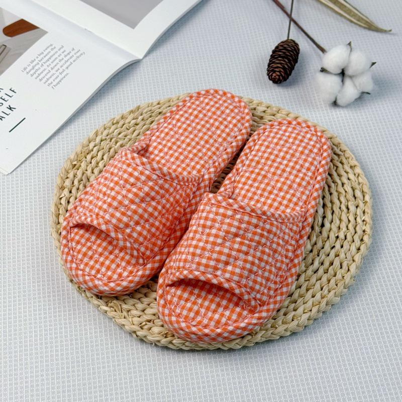 Artistic Unisex Korean Style Indoor Slippers with Cloth Soles