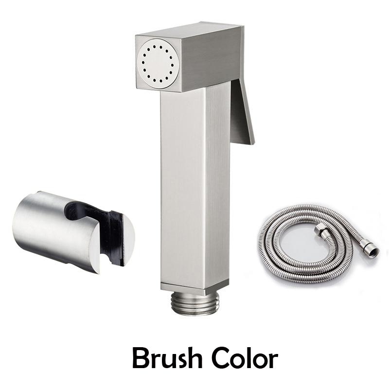 Brass Handheld Toilet Bidet Sprayer Set Accessories Black Bidet Faucet for Bathroom Sprayer Shower Head Self Cleaning Gold Color