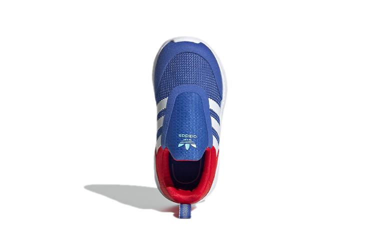adidas Originals ZX 360 I Slip On Abrasion Resistant Low Top Toddler Shoes Blue Red Infant And Toddler FX4942