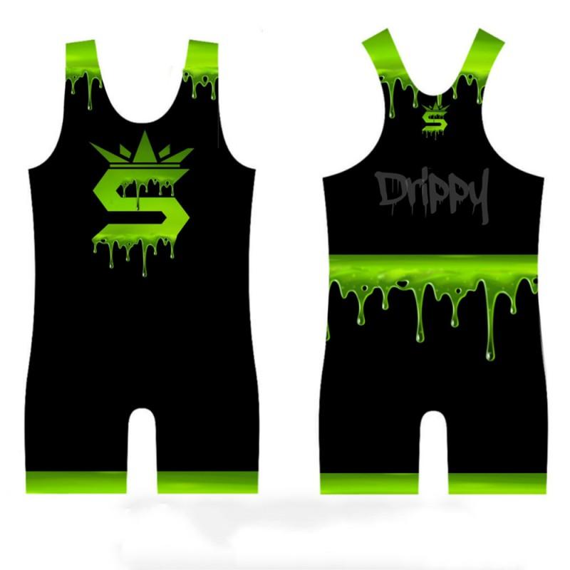 Mens Compression Wrestling Singlet Weightlifting Training Competition Swimwear