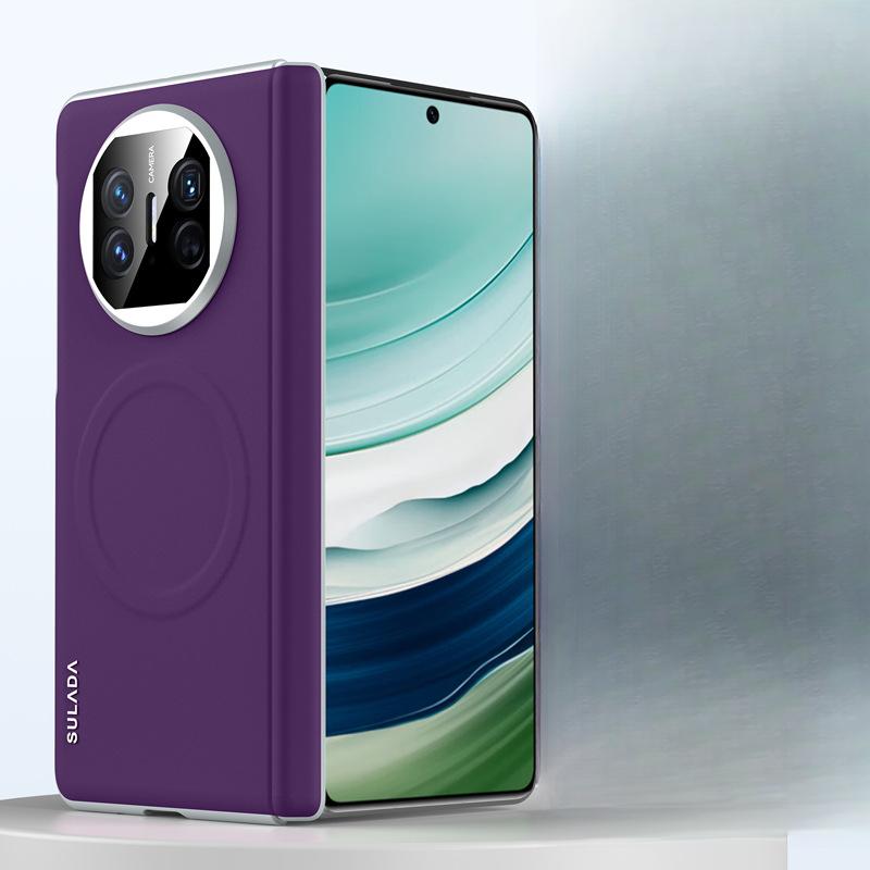 

Подходит для чехла для мобильного телефона Honor Magicvs3, пружинный шарнир Honor3, противоударный, магнитная фиксация V3, складной, мужской и женский розовый кожаный чехол Honor Magic VS3