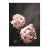 Pink Wall Art Peony Flowers Posters Pictures Quotes Bedroom Wall Decorative Prints Wall Painting for Living Room Decor Art