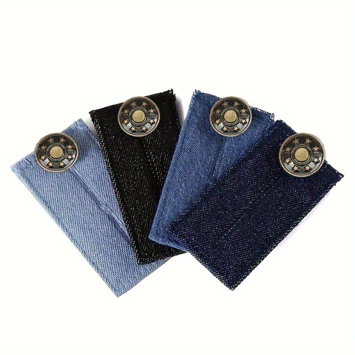 

4pc Expand Button For Pants, Waist Extender For Jeans, Elastic Adjustment Waist Button, Belt Extension Buckle, Quilting Supplies
