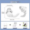 Houxin Silicone Noise-Canceling Earplugs for Sleep and Study - Portable and Silent Set