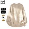 M'R Unisex Loose Fit Round Neck Solid Knit Sweater