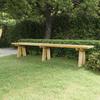 Garden Bench 220 cm Solid Pine Wood Impregnated