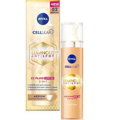 379661 Nivea Luminous630 Cc Cream Spf 30 For Discoloration, Shade 02/Medium 40