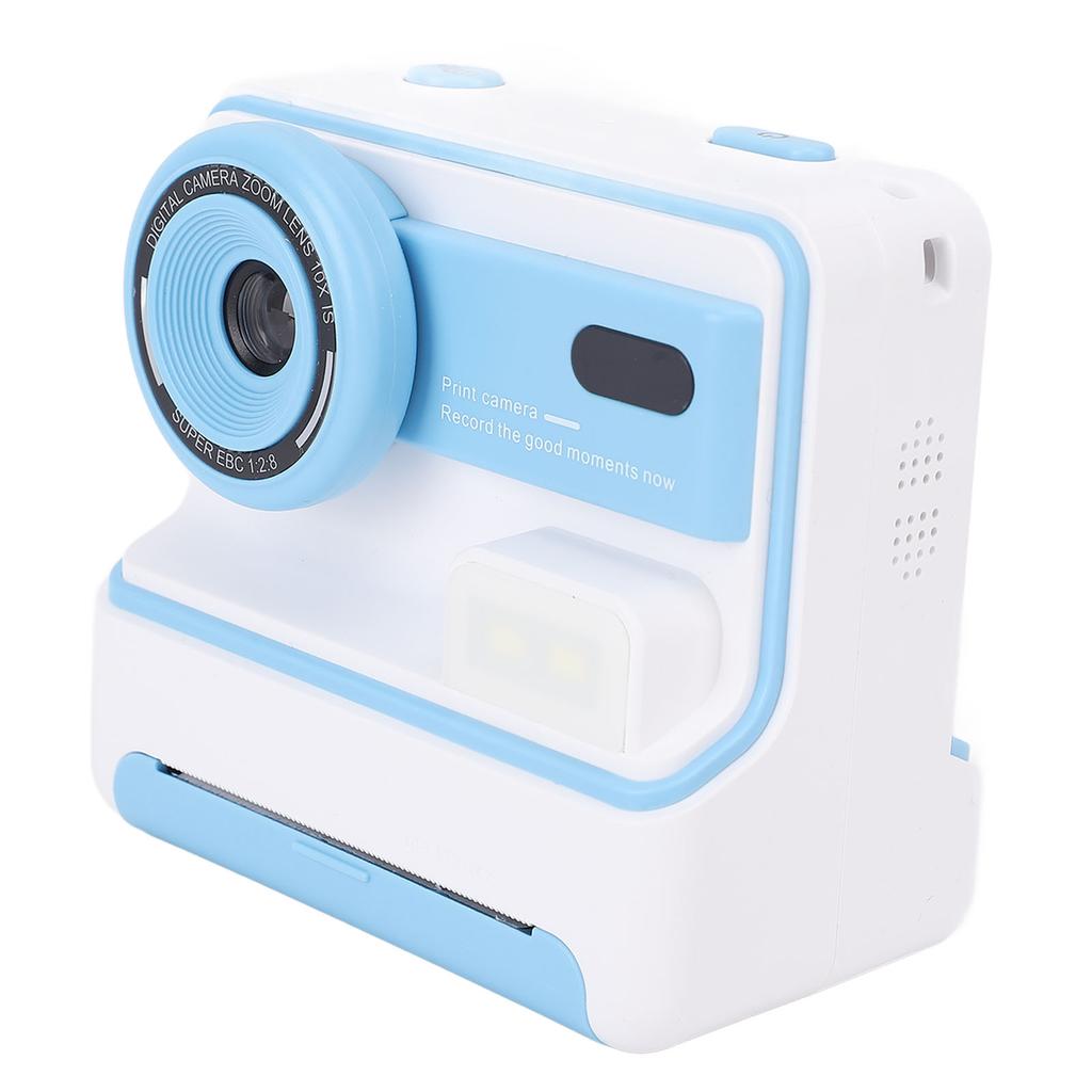 48MP   Fotocamera di Stampa con 3 Rotoli di Carta Termica Fotocamera Doppia Anteriore Posteriore Schermo HD Stampa Termica Foto in Bianco e Nero per Bambine Bambini