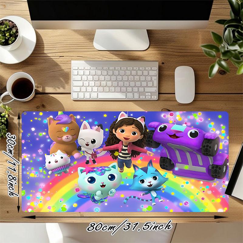1Pc Rainbow Friends Adventure Gaming Mouse Pad Keyboard Desk Mat Non-slip Rubber Lock Edge Waterproof Computer Mousepad for Office Home Decor Y1155