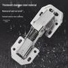 Stainless Steel Soft Close Frog Hinge, 3-4 Inch Thickened Bridge Type, No Slotting, for Cabinet Doors and Mahjong Tables