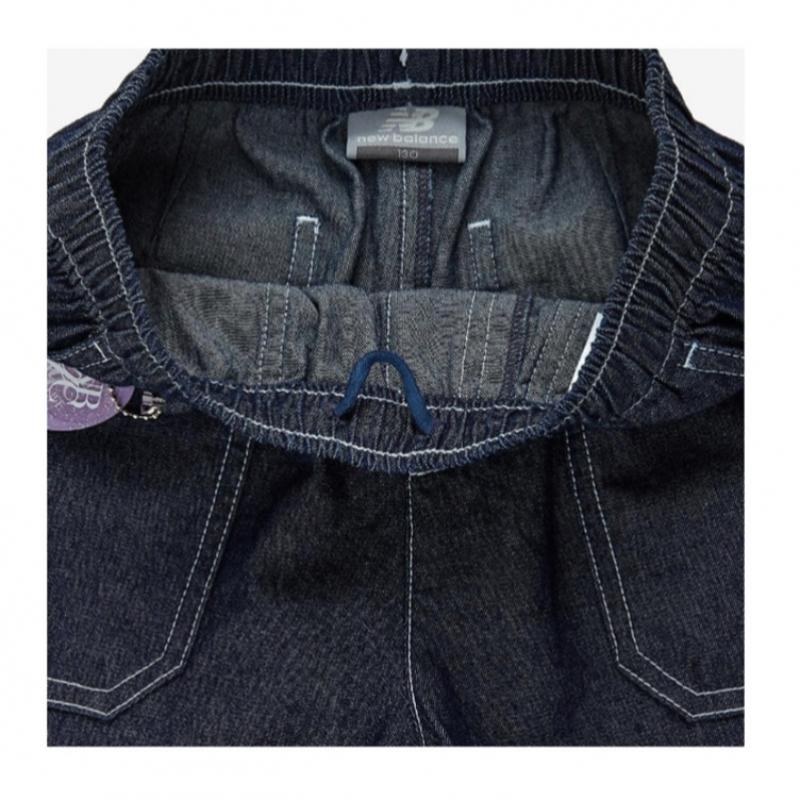 New Balance Half Club Kids Girls Denim 3.5 Part Shorts Nk9ve2802g 55 Shorts