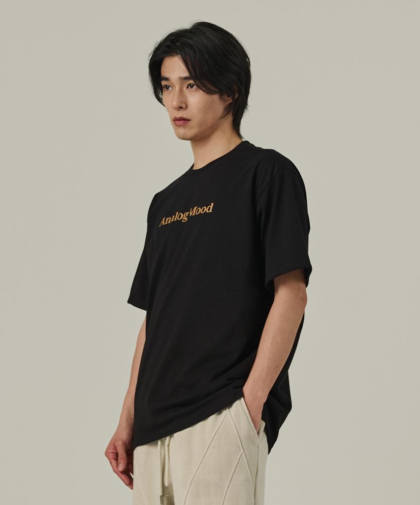 ANALOG MOOD Basic Logo Short Sleeve T-Shirt (Black)