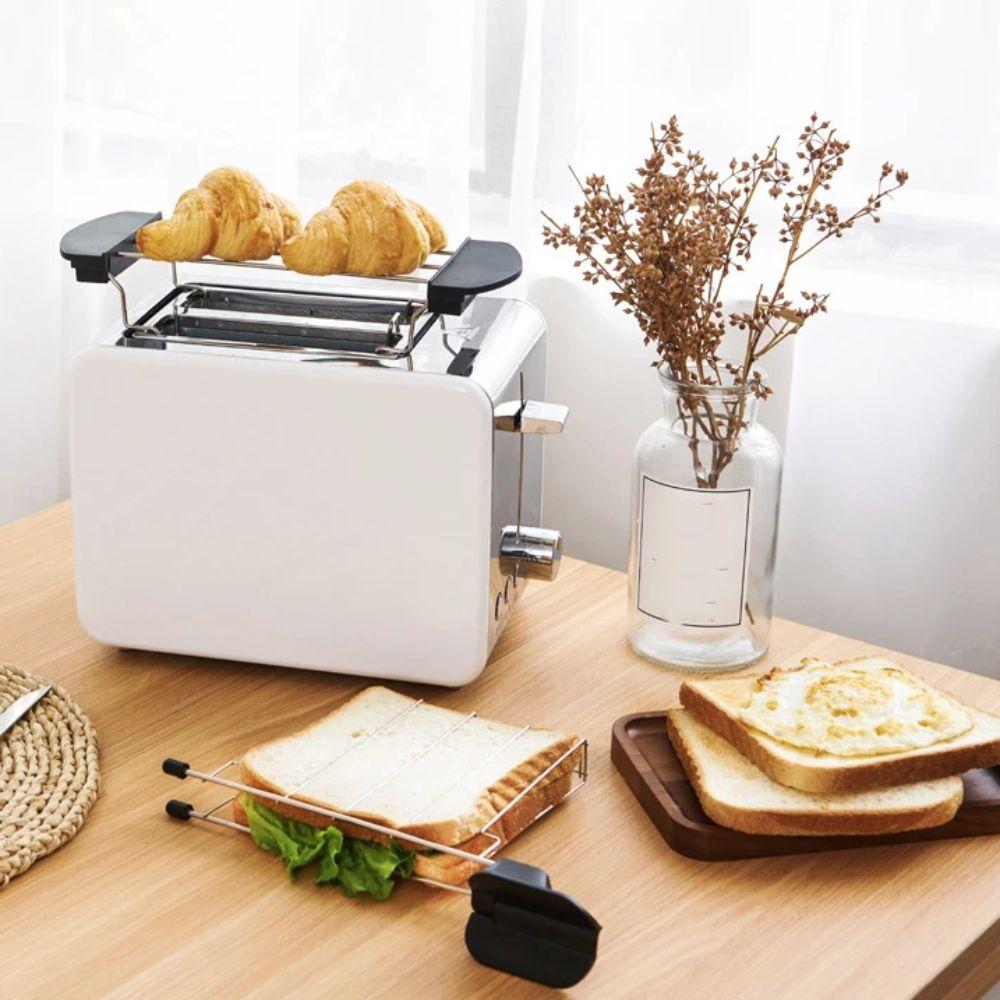 Manico Antiscottatura Porta Fetta di Pane Porta Sandwich Resistente al Calore Griglia per Tostapane Colazione