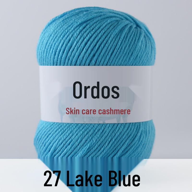 Genuine Baby Cashmere Yarn: Hand-Knitted Scarf for Infants & Toddlers, Medium Thick Milk Cotton for Crochet.