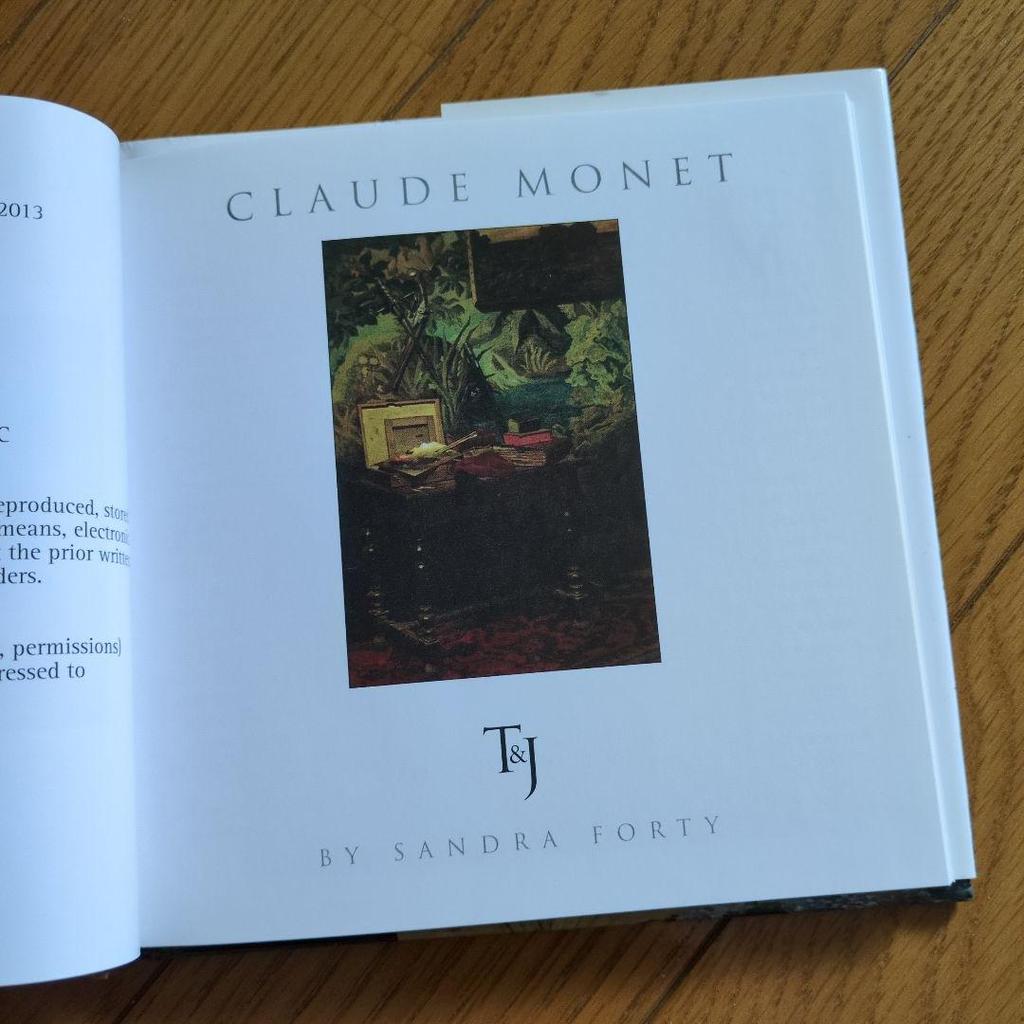 [USED] CLAUDE MONET Art Book