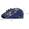 HT4886 Mens Berets Women Retro Floral Artist Painter Beret Hat Male Female Spring Autumn Ivy Flat Cap Adjustable Denim Beret Cap