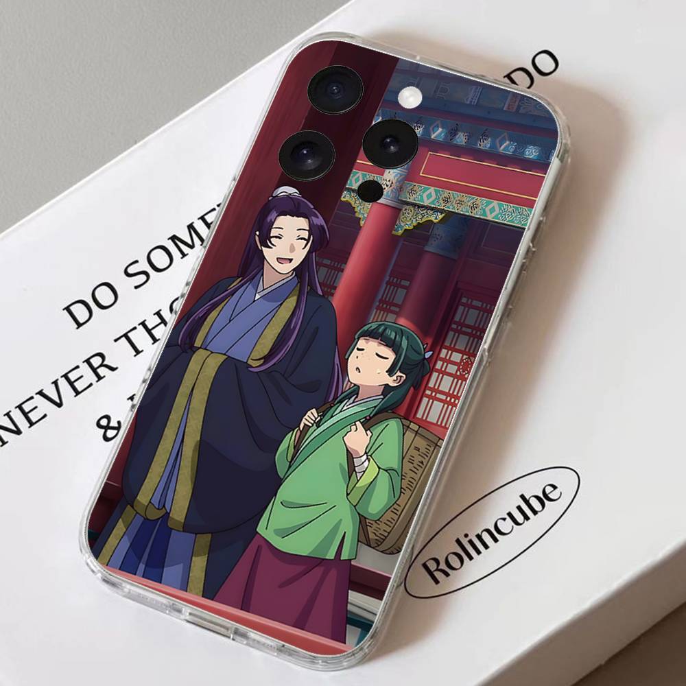 Jinshi And Maomao The A-Apothecary D-Diaries Phone Case Soft Transparent Case For IPhone 17 16 15 14 13 12 11 Pro Max Mini Plus