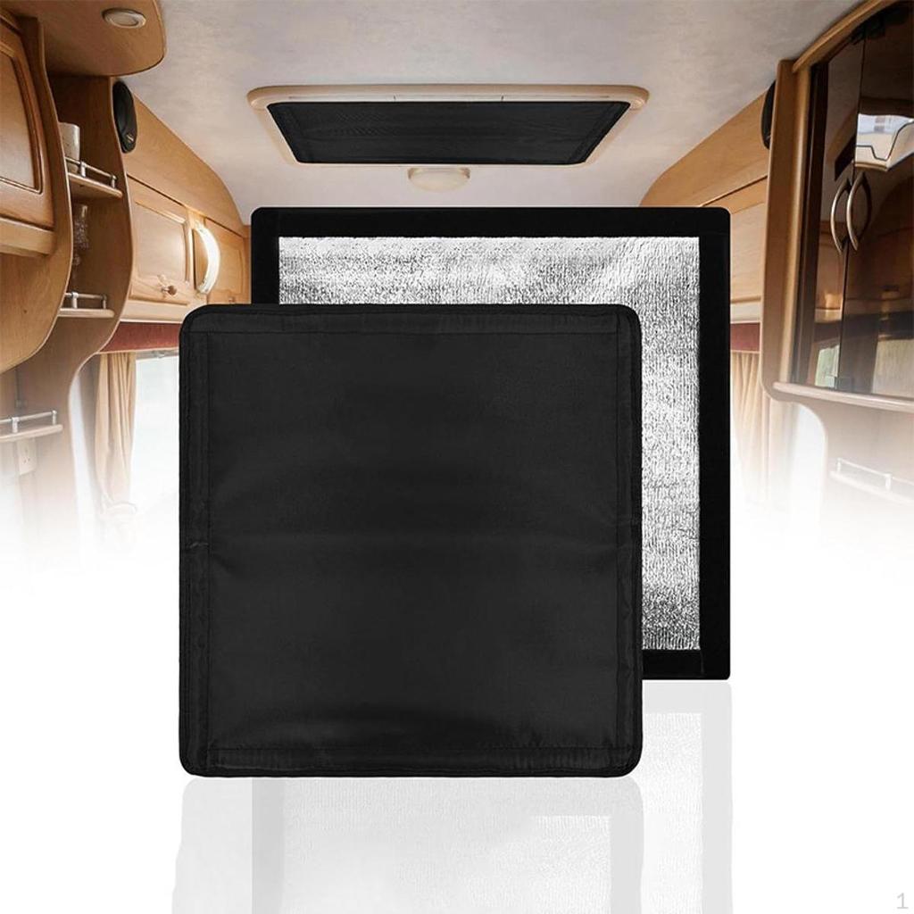 2x RV Vent Cover,Reflective Thicken Oxford Cloth 16x16 In Sturdy Waterproof Insulator Cover Sun