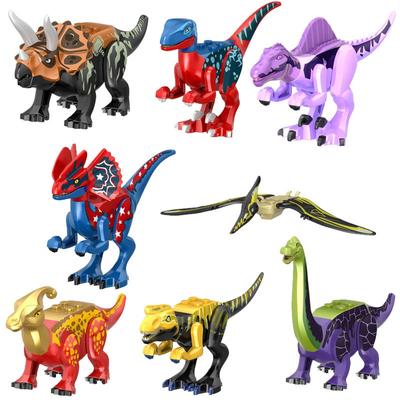 8 Stil Dinozor Yapı Taşları Oyuncaklar Tuğla Figürleri Oyuncaklar Çocuk Doğum Günü Noel Hediyesi