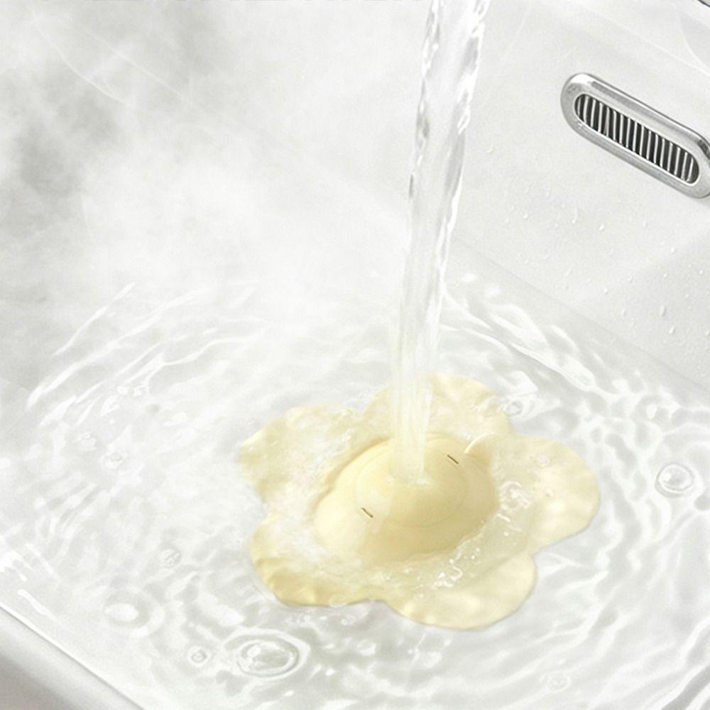Flower Shaped Drain Plug Reusable Sink Drain Cover New Basin Stopper Bathroom Basin Use