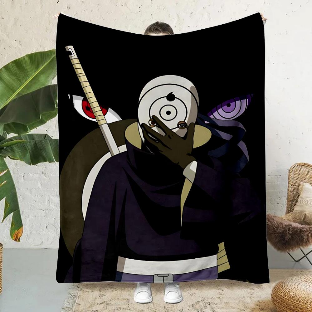 Hot Anime Narutos Itachi Akatsuki Printed Blanket Picnic Blankets Warm Blanket Soft and Comfortable Blanket Home Travel Birthday