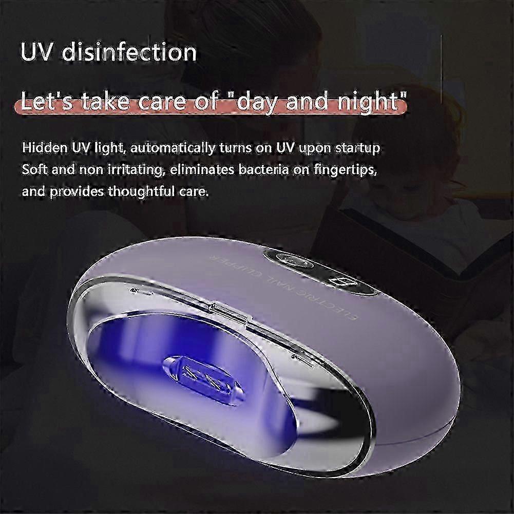 Electric Nail Clippers Thick Nails Nail Trimmer Cutter USB Rechargeable